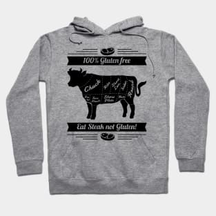 Funny BBQ Meatlovers "Gluten free" Design Hoodie